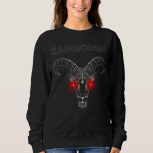 Steinbock Darkle Astrologie Minimaler Okkulter T Sweatshirt