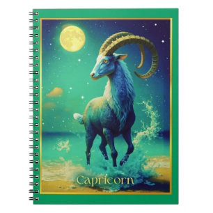 Steinbock das Meeresziegen Zodiac Zeichen Notizblock