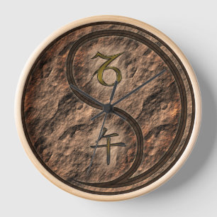 Steinbock & Erde Pferd Uhr