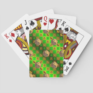 Steinbock & Feuer Ziege Spielkarten
