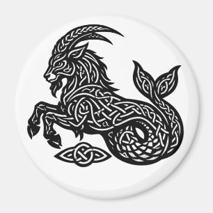 Steinbock — Heimgesuchte Tinte Zodiak Steinbock‑Fi Magnet