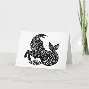 Steinbock — Heiße Tinte Zodiak Ziege‑Fisch Karte