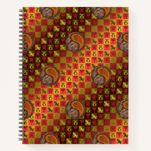 Steinbock & Holz Tiger Notizbuch