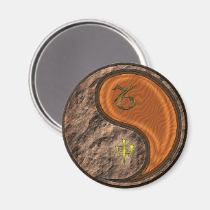 Steinbock & Holzaffe Magnet