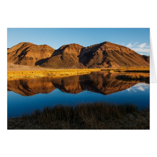 Steinbock-Hügel-Reflexion Karte