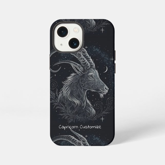 Steinbock  iPhone 13 mini hülle (Rückseite)
