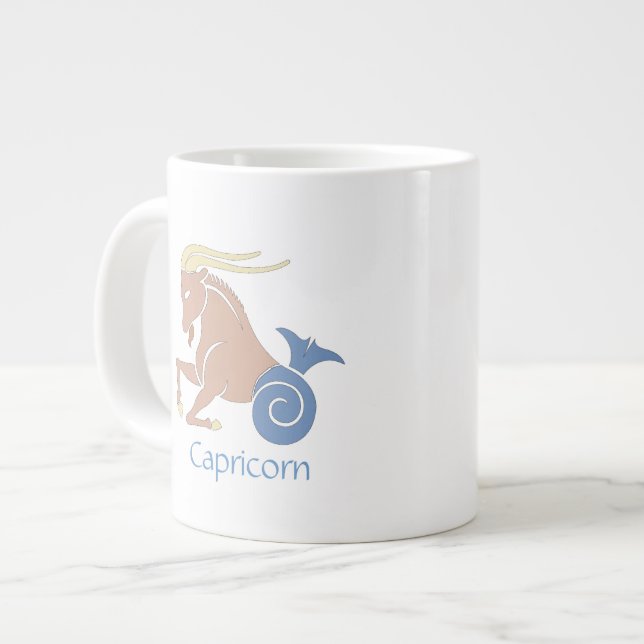 Steinbock Jumbo-Tasse (Vorderseite Links)