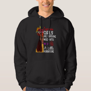 Steinbock Mädchen sind Sonnenschein gemischt mit e Hoodie