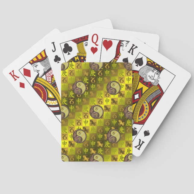 Steinbock & Metallaffe Spielkarten (Rückseite)