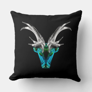 Steinbock – Minimalistisches Zodiac-Dekokissen Kissen