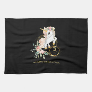 Steinbock-Shirt Zodiac Einhorn Zeichen Astrologie Geschirrtuch