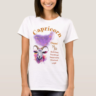 Steinbock-Sternzeichen-T-Shirt T-Shirt