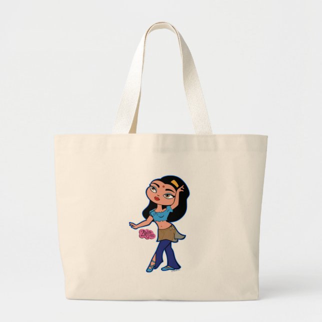 Steinbock-Taschen-Tasche Jumbo Stoffbeutel (Vorne)