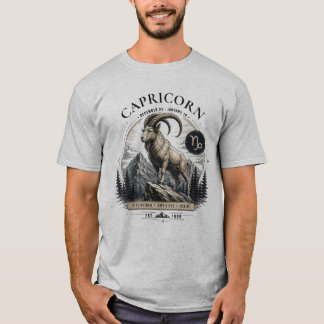 Steinbock-Tier-Shirt zum Sternzeichen T-Shirt