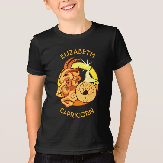 Steinbock-Tierkreis-Geburtstags-Zeichen mit Ihrem T-Shirt