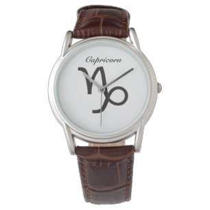 Steinbock Tierkreiszeichen. Damen Uhren.. Armbanduhr