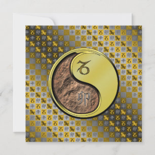 Steinbock und Metallkaninchen Karte