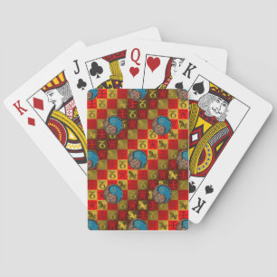 Steinbock & Wasser-Tiger Spielkarten