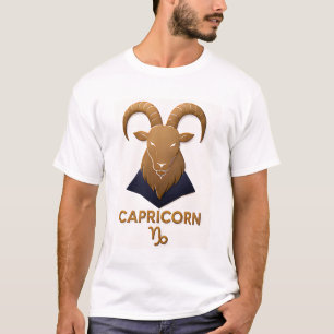 Steinbock-Zodiac-Dekor Astrologie-Geschenk T-Shirt