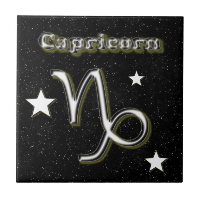Steinbocksymbol Fliese (Vorderseite)