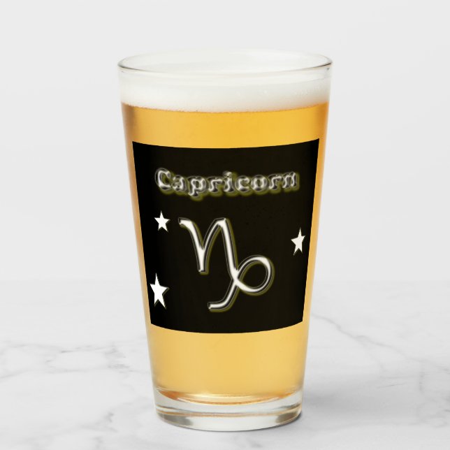 Steinbocksymbol Glas (Vorne (Gefüllt))
