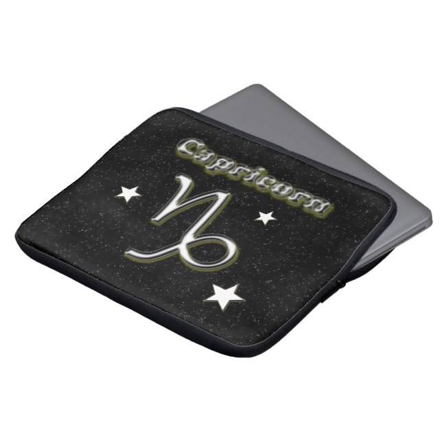 Steinbocksymbol Laptopschutzhülle (Vorne Oben)