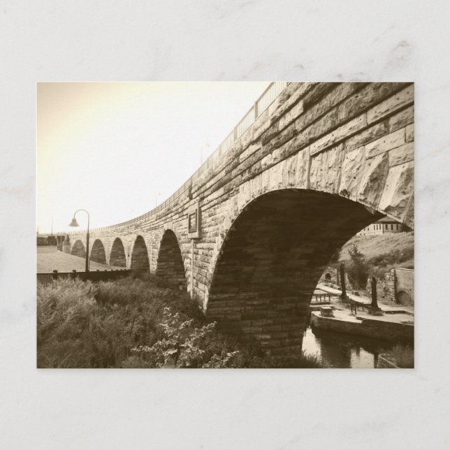 Steinbogenbrücke Postkarte (Vorderseite)