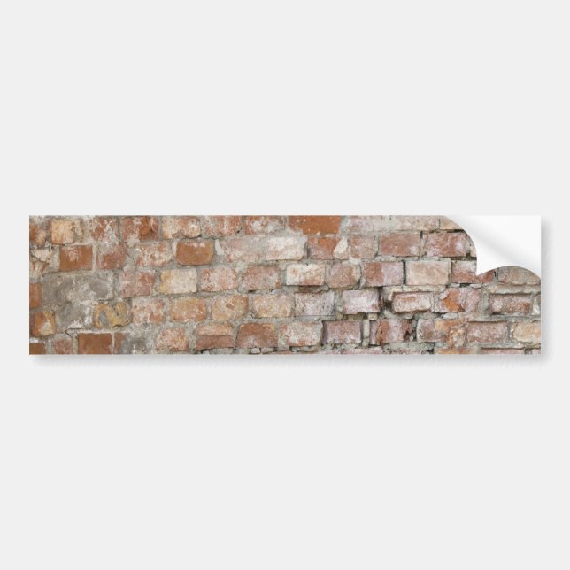 Steine alte Wand Autoaufkleber (Vorne)