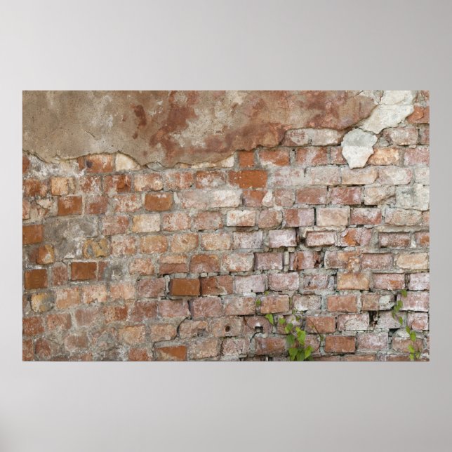 Steine alte Wand Poster (Vorne)
