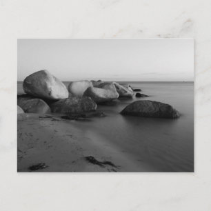 Steine am Meer Postkarte