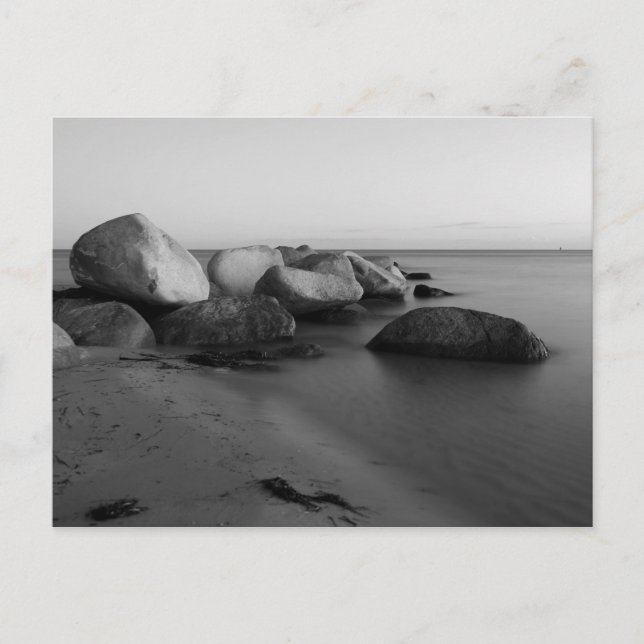 Steine am Meer Postkarte (Vorderseite)