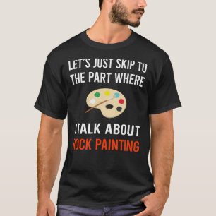 Steine bemalen Steine überspringen Gespräch T-Shirt