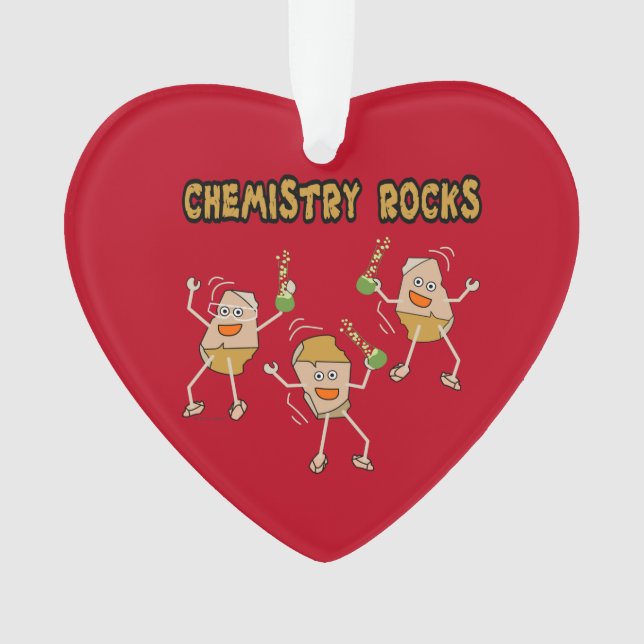 Steine der Chemie Ornament (Vorderseite)