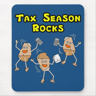 Steine der Steuersaison Mousepad