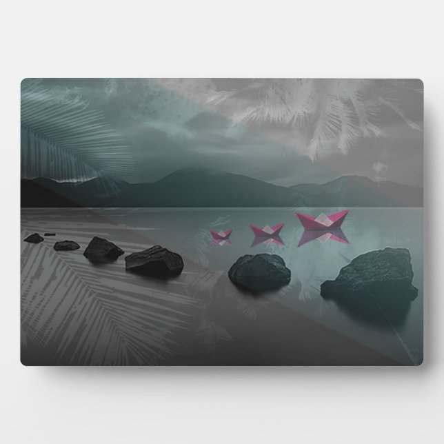 Steine Fotoplatte (Vorderseite)