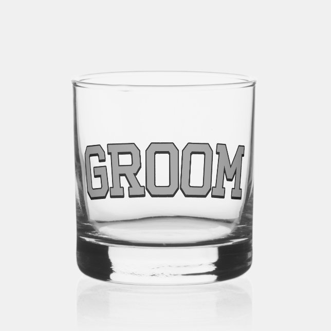 Steine Glas Bräutigam Hochzeit Junggesellenabschie (Vorderseite)