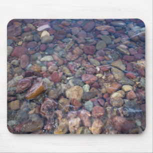 Steine im See am Glacier Nationalpark Mousepad