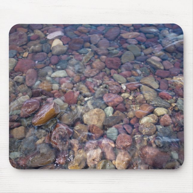 Steine im See am Glacier Nationalpark Mousepad (Vorne)