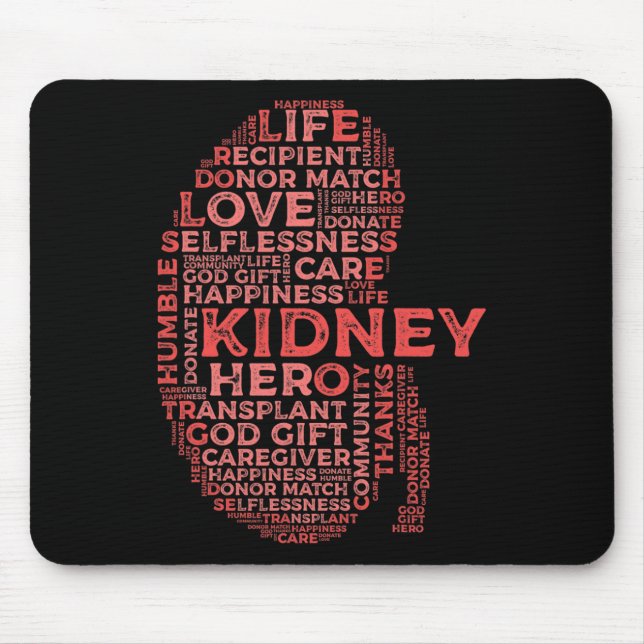 Steine Nierenerkrankung Aufklärung Patienten Überl Mousepad (Vorne)