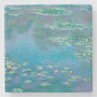 STEINER UNTERSETZER MIT "WASSERLILIEN" VON MONET