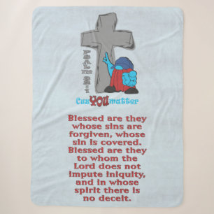 Steinernes Kreuz, weil du zählst Psalm 32 1 Sherpadecke