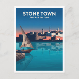 Steinernes Town, Sansibar Tansania Andenken Postkarte