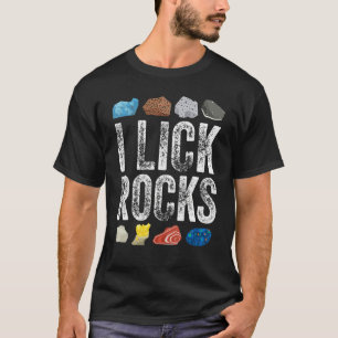 Steinesammeln Ich lecke Steine Sammler Geologie Ge T-Shirt