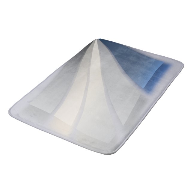 Steinfarben Badematte (Schrägansicht)