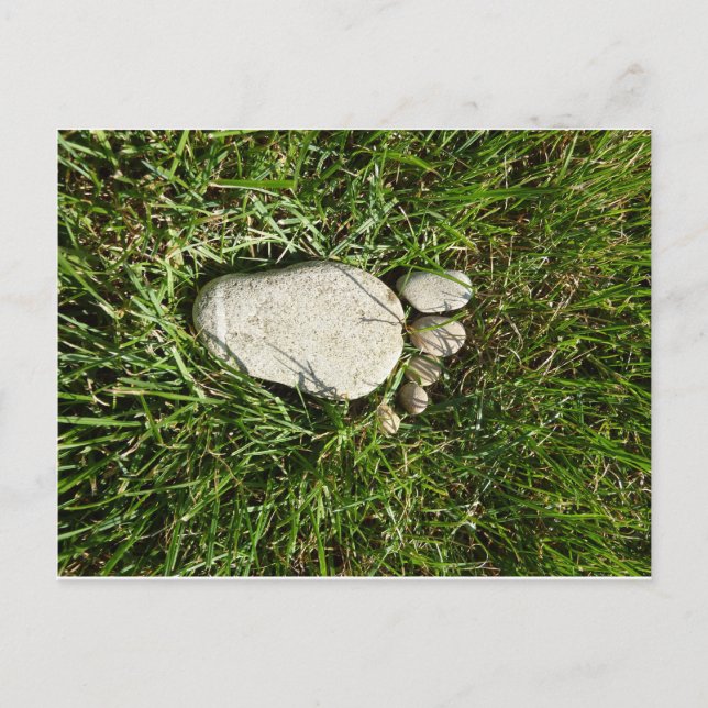 Steinfuss Postkarte (Vorderseite)