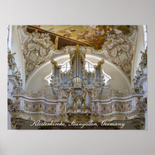 Steingaden Abbey Orgelposter Poster