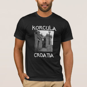 SteinGebäude in Korcula T-Shirt