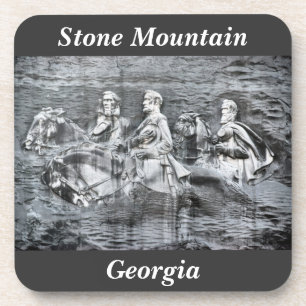 Steingebirgsgeorgia-Monument zum Confederacy Untersetzer