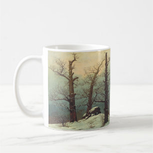 Steinhaufen im Schnee von Caspar David Friedrich Kaffeetasse