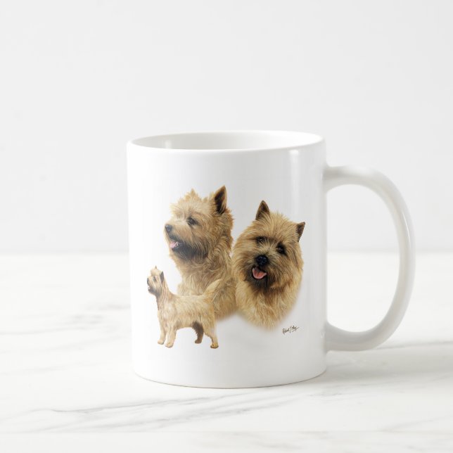 Steinhaufen Terrier Kaffeetasse (Rechts)